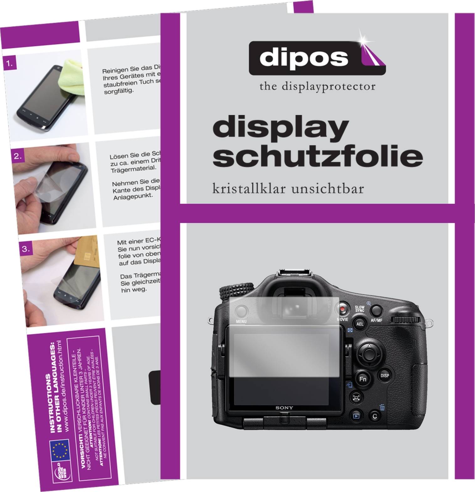 Dipos Screen Protector For Alpha 77 II Crystal