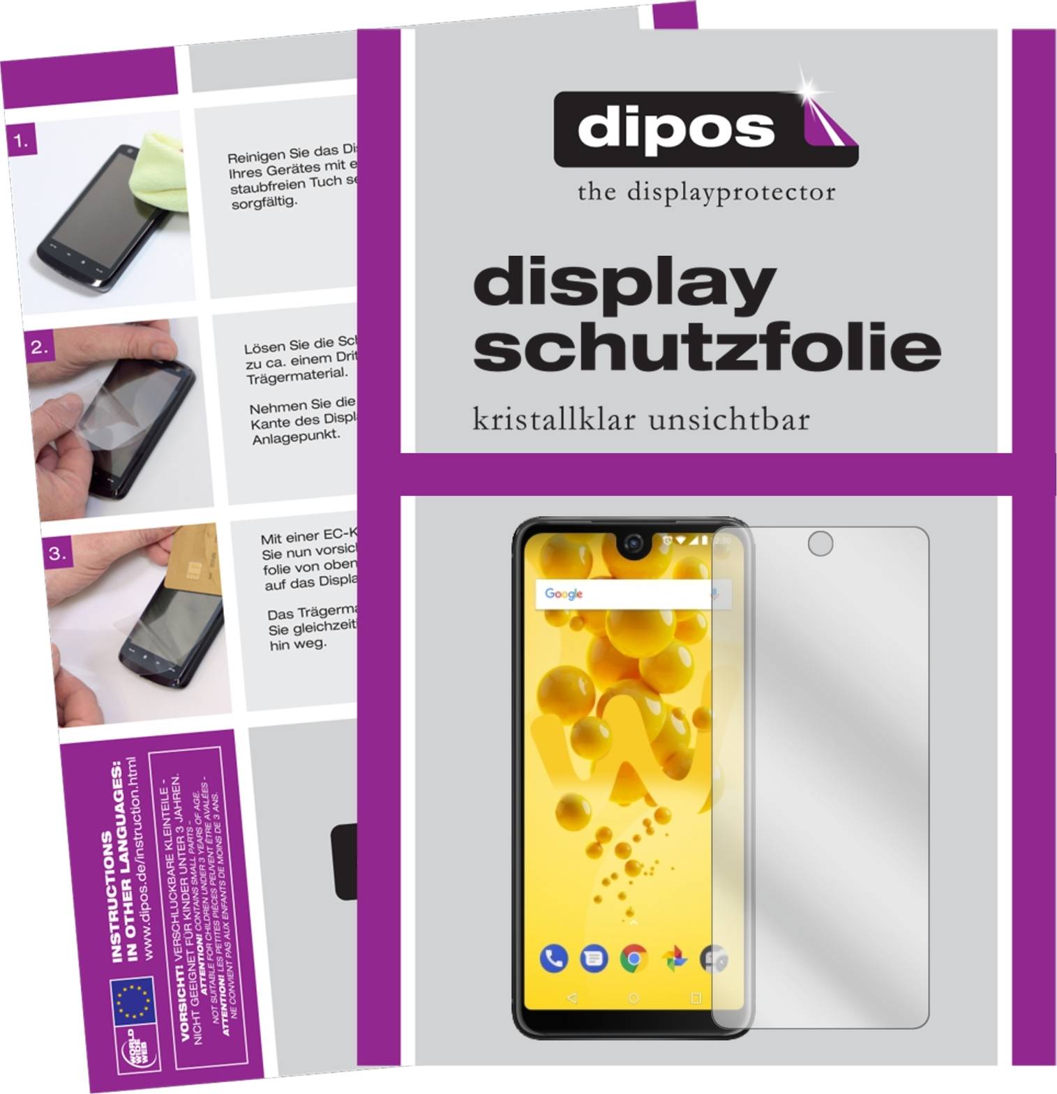 Dipos Screen Protector For Wiko View 2 Crystal