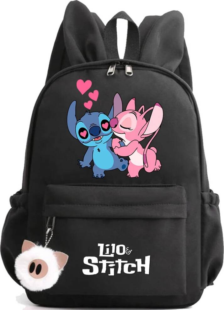 SRJ STAR Cartoon Pattern Rabbit Ears Backpack - Student