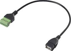 Renkforce USB 2.0 Adapter Cable 30 cm PVC
