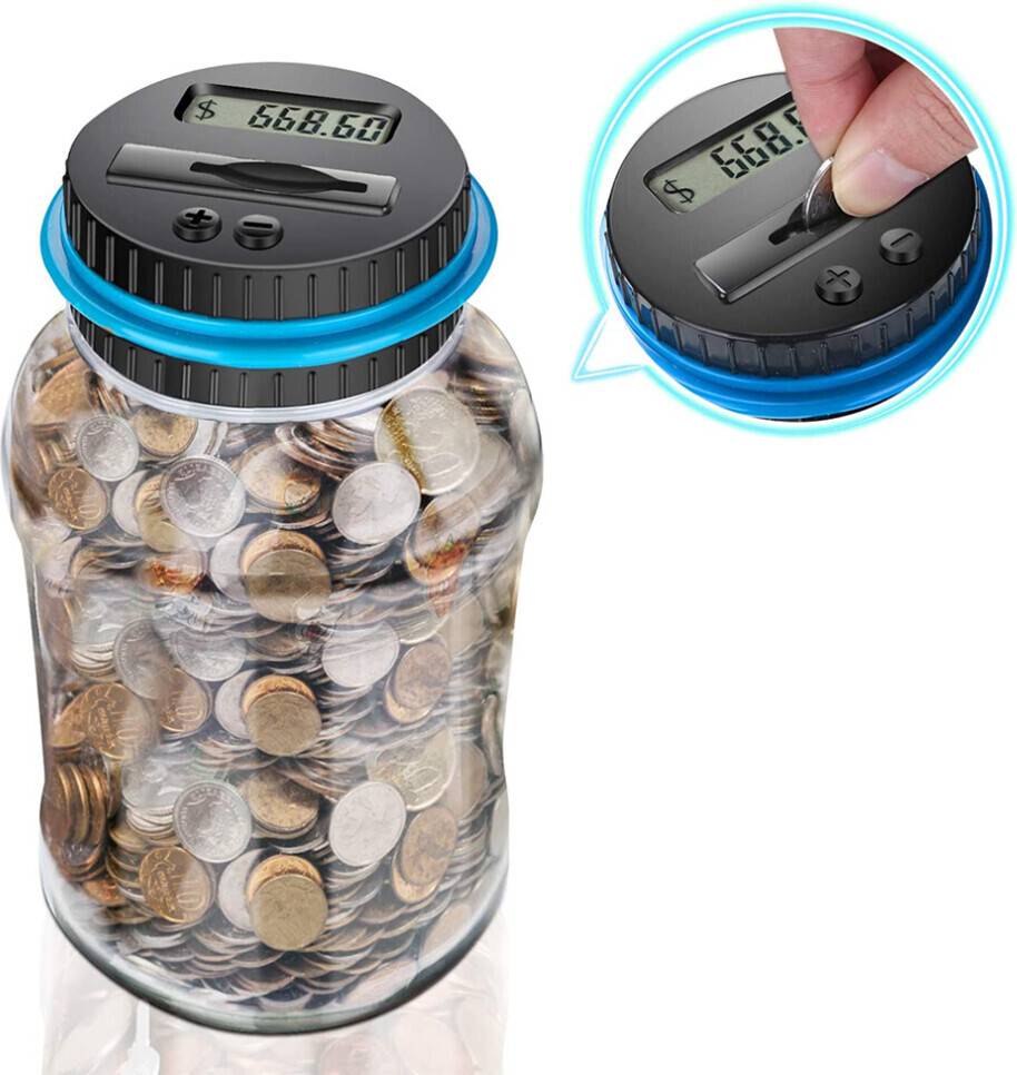 Maxpower Digital Money Box With Counter Coin