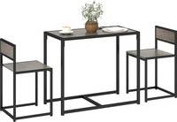 Homcom 3 Piece Table Stool Room Dining Set