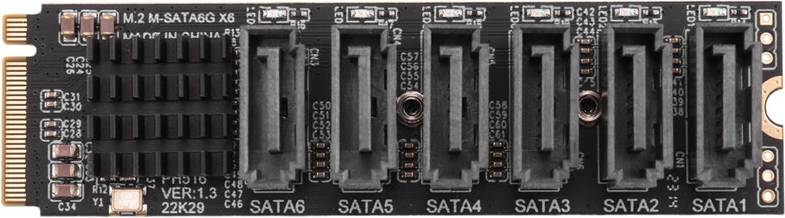 Tauoh M.2 MKEY PCI-E Riser Card