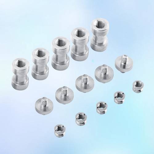 1 4 To 3 8 Converter Threaded Screw Adapter Set Socket Bit