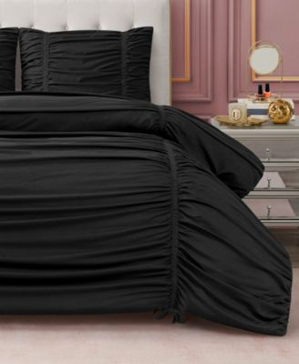 Juicy couture comforter set Juicy Couture Ribbon Ruched 3-Pc Comforter Set Full Queen