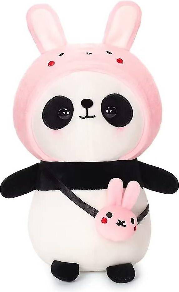 Kikidex Cute Panda Rabbit Plush Stuffed Animal