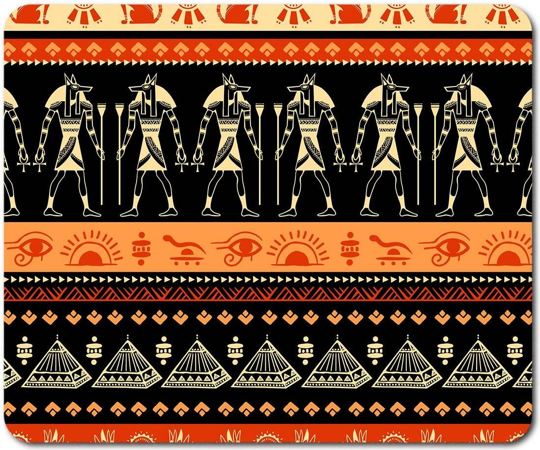Destination Rectangle Mouse Mat Egyptian Symbols