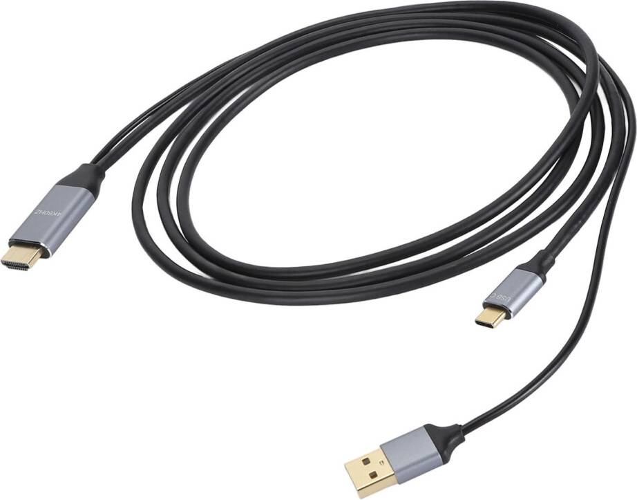 6.6ft HD Multimedia Interface To Type C Adapter