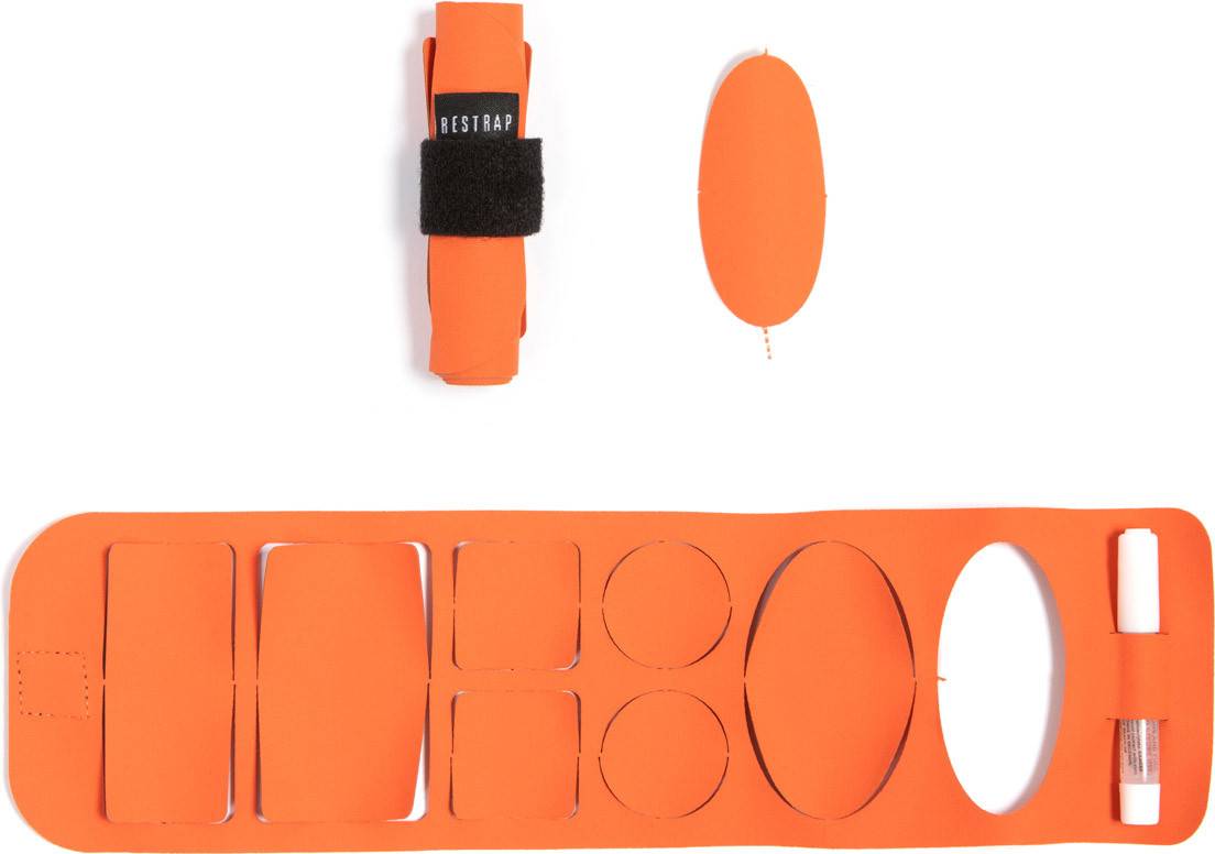 Restrap Reparationskit Tyre Boot Kit Orange