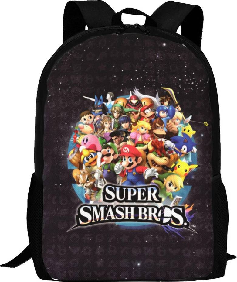Smash bros ultimate Ultimate 3D Print Laptop Backpack - Multi-Function