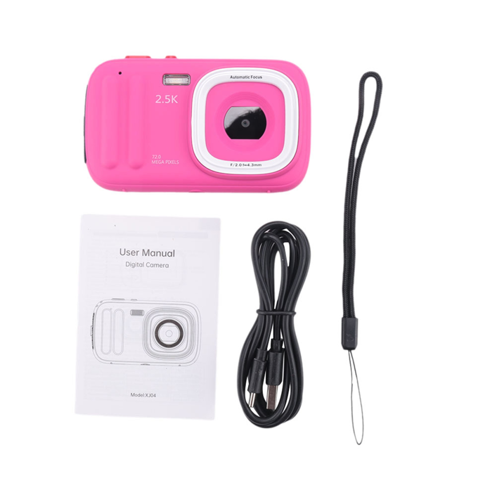 72MP 2.5K Digital Camera Red