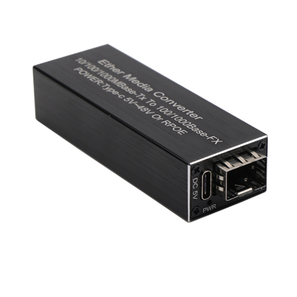 Mini RPOE 1.25G Media Converter SFP Transceiver Module