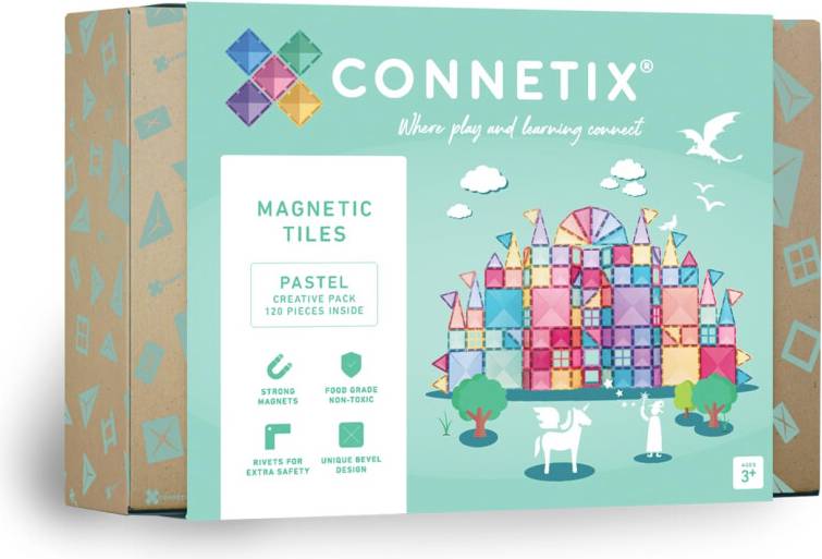 CONNETIX Pastel Creative Pack 120 Pieces
