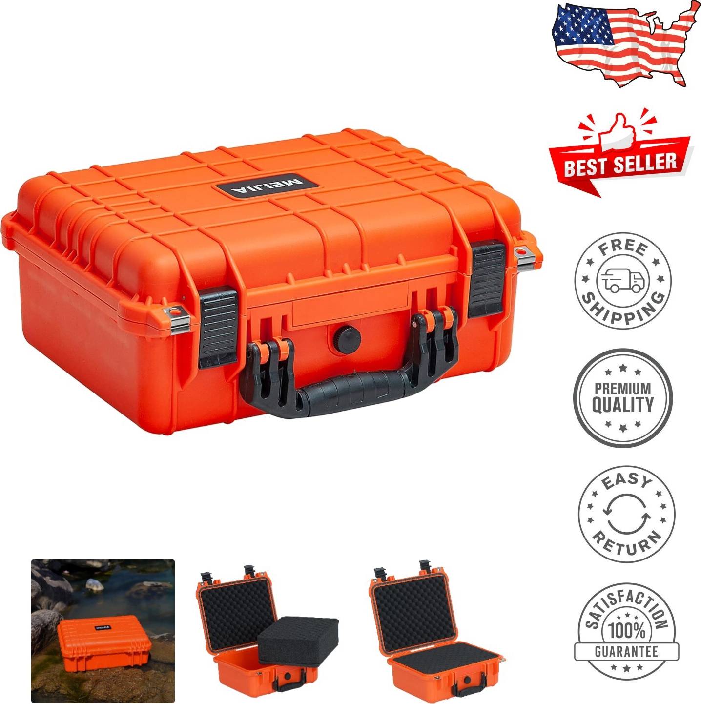 Portable All Weather Waterproof Camera Case