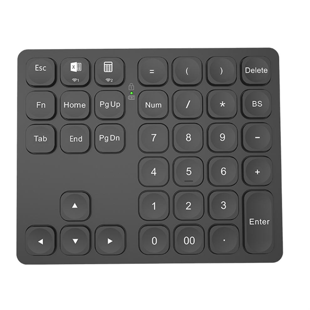 Torribaly Dual Bluetooth Rechargeable Wireless Numeric Keyboard