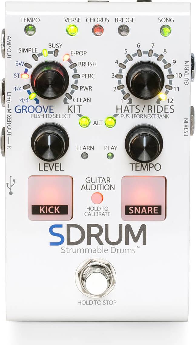Automatic Drum Machine Pedal Multi Effect Processor