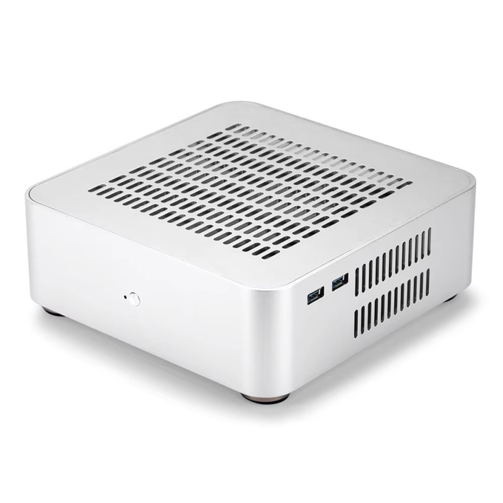 Computer chassis Aluminium Chassis Mini HTPC Gehäuse 8Pin Netzteil