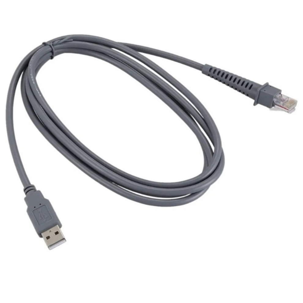 5M USB Barcode Scanner Cable USB-A Male to RJ45