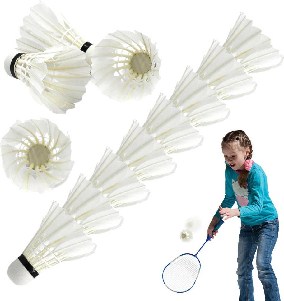 Badminton Feather Shuttlecocks Set