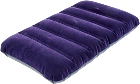 Intex Inflatable Flocked Pillow - Blue