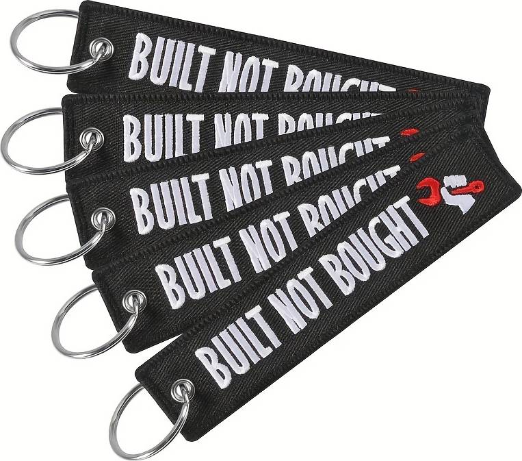 Temu Remove Embroidered Keychains Not Metal - Metal