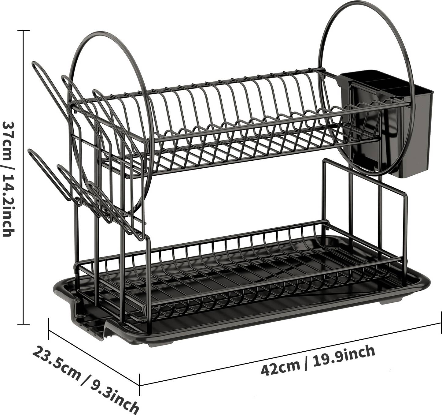 Temu Drying Rack For Kitchen Counter Set Dish Drainer