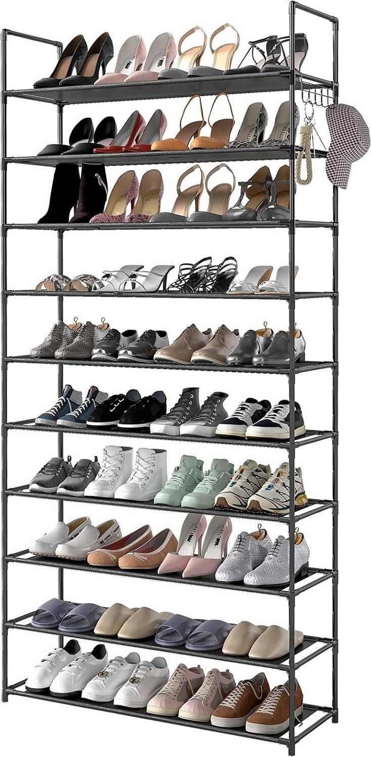 Temu 10 Tier Storage Organizer Shoe Rack
