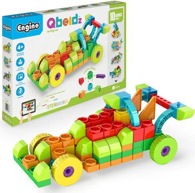 Qboidz Racing Car Block Set 139 Pieces