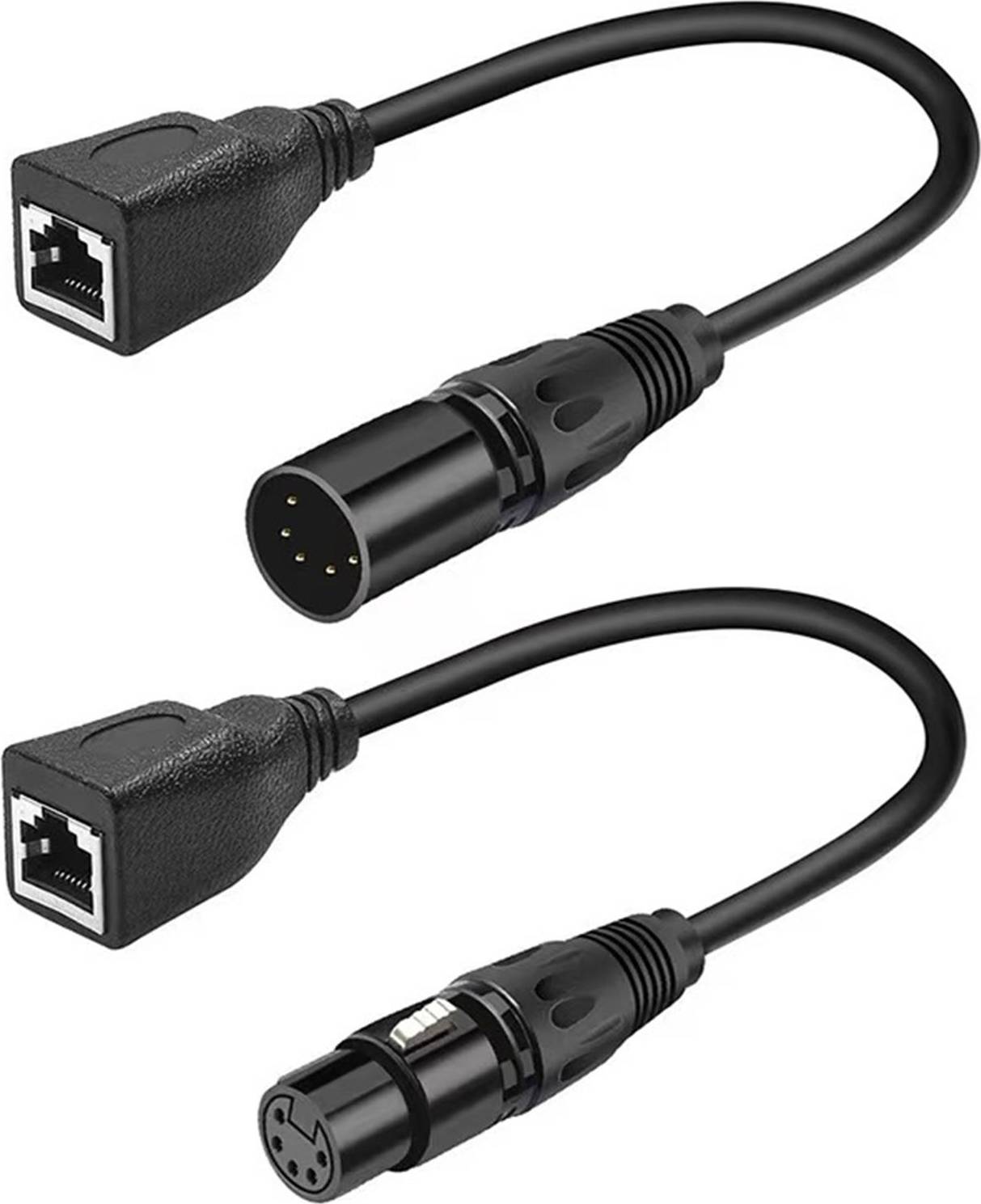 XLR 5 Pin RJ45 Adapter Cable 30cm