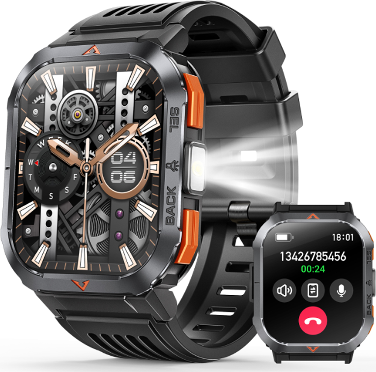 Chronus Smartwatch S50 Compass Bluetooth 2.02 Inch