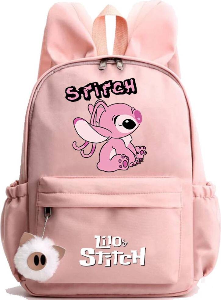 SRJ STAR Cartoon Pattern Rabbit Ears Backpack - Student
