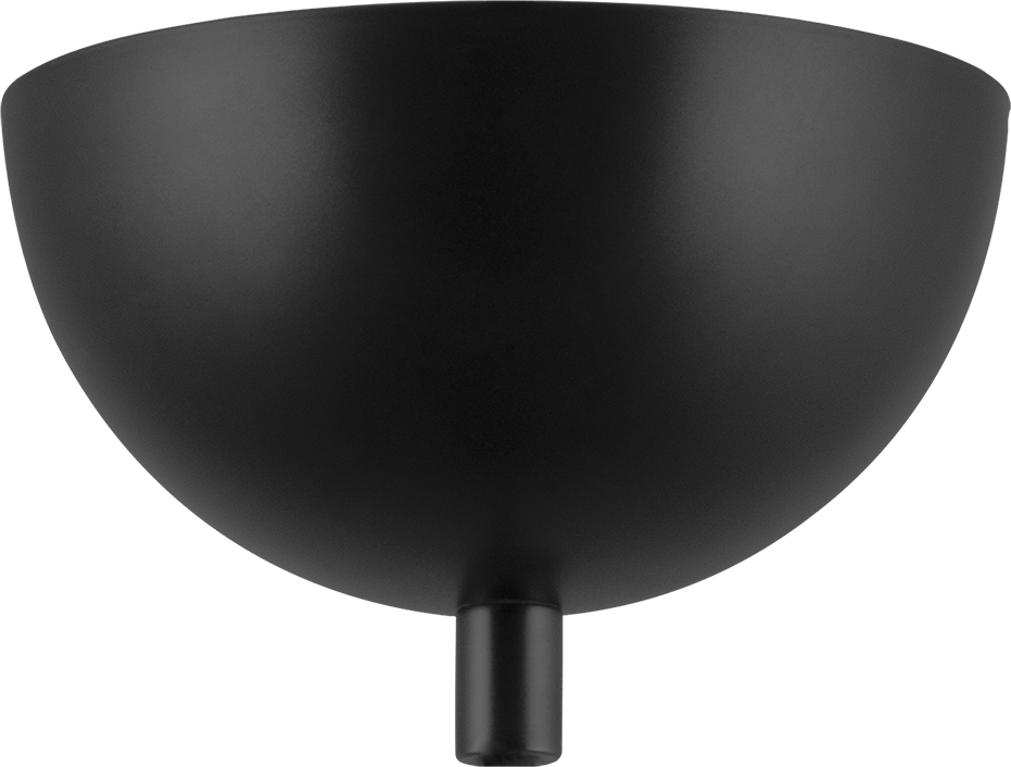 Globen Lighting Loftkop Rund Sort Loftplafond