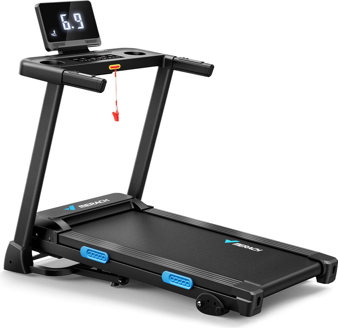 Treadmill with incline Merach Foldable Incline Treadmill 7.5MPH