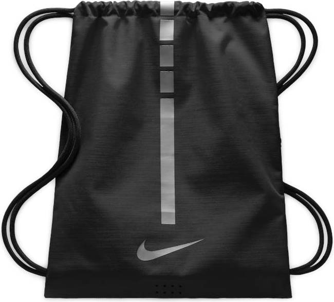 Nike elite bag Nike Hoops Elite Silver Label Drawstring Backpack - Black