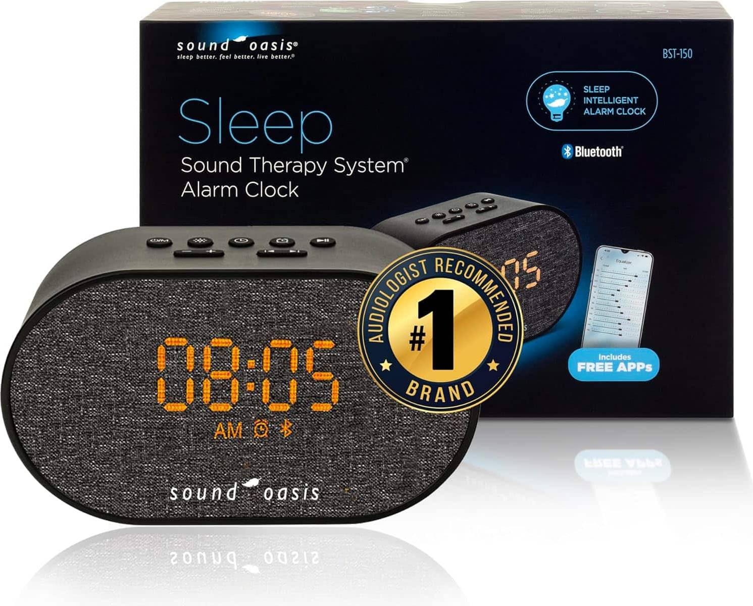 Sleep sound machine Sound Oasis Bluetooth Sleep Machine Alarm Clock