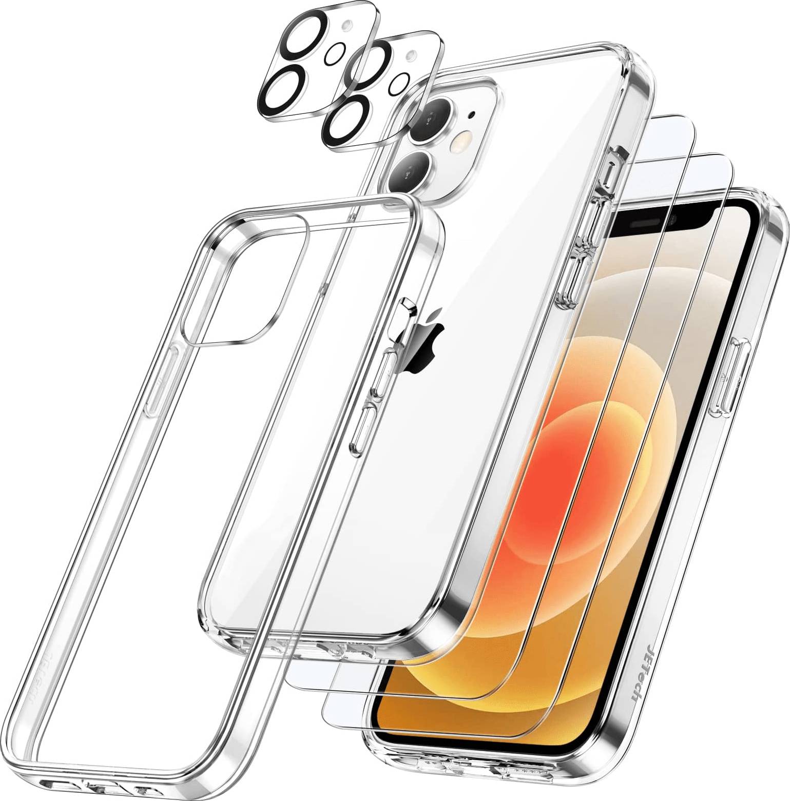 Iphone 11 case with screen protector Entronix iPhone 11 Protection Bundle TPU Case Screen Camera Protectors