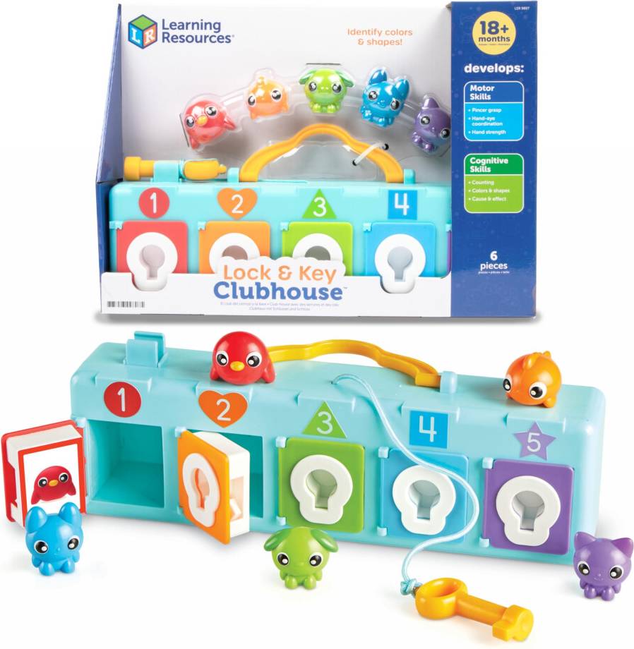 Learning Resources Lock Key Clubhouse Combination Toy