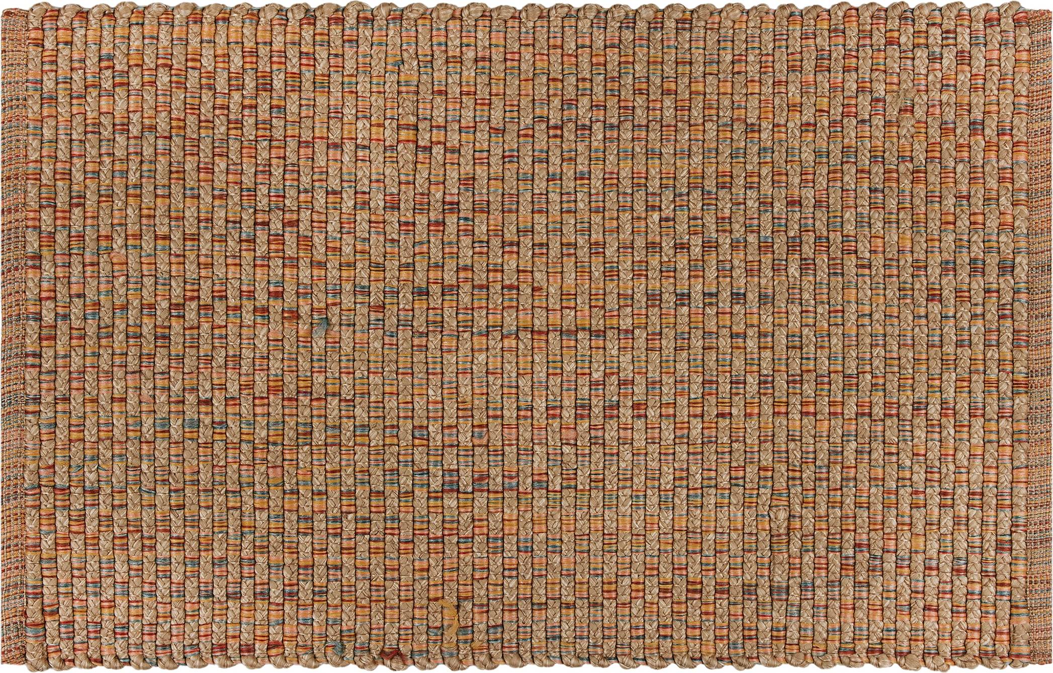 allen + roth Loomed Polypropylene Nat Multi Rectangular Throw Rug 2 x 3 ft