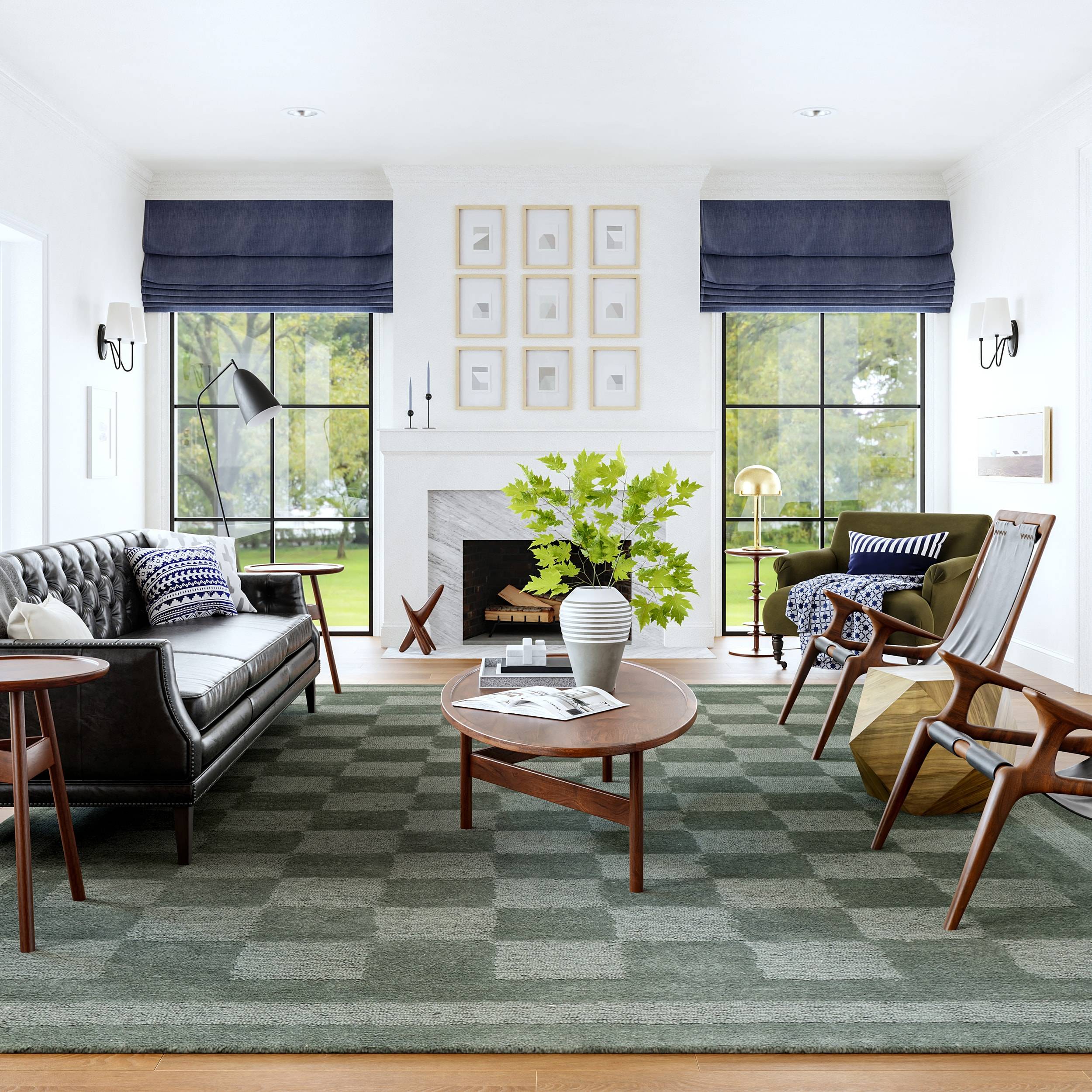 Nuloom Robyn Wool 6ft x 9ft Area Rug Green