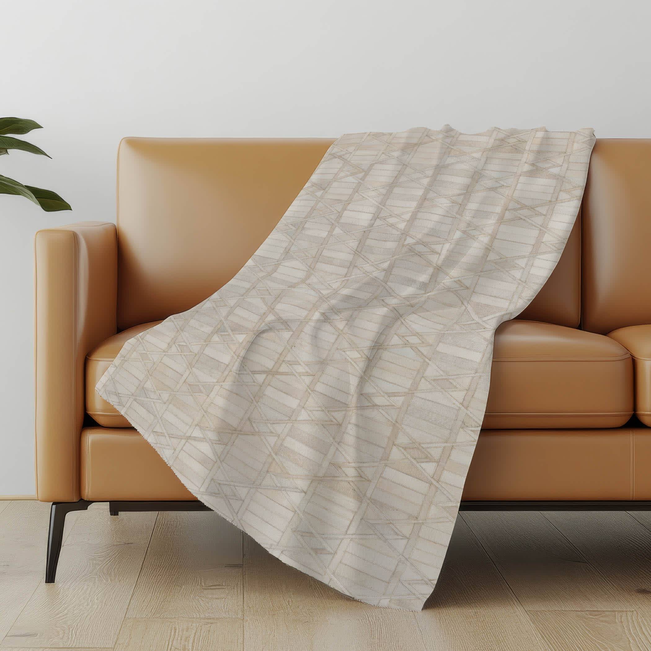 Addison Rugs Premium Machine Washable ASB99 IV50x70 Blankets White