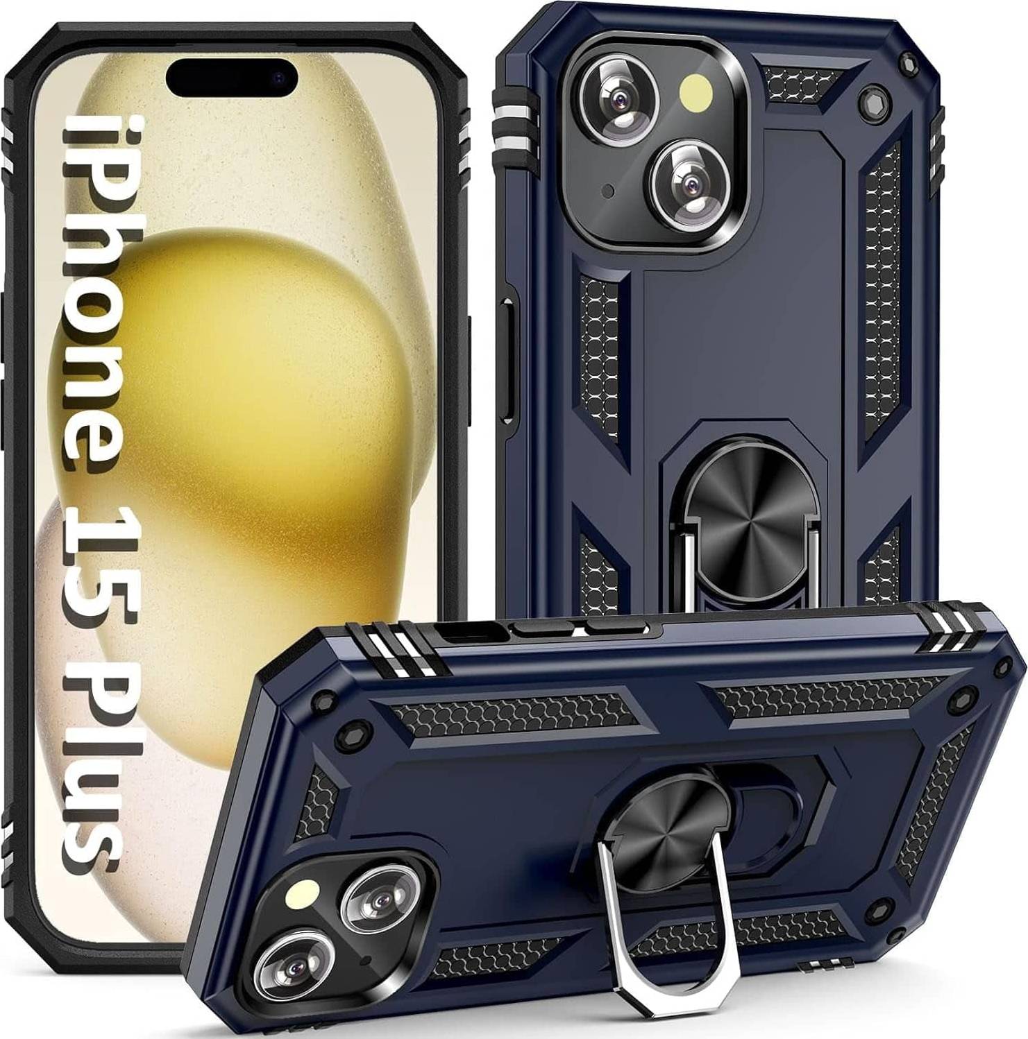 Iphone 15 plus blue Entronix iPhone 15 Plus Dual-Layer Protection Case Blue