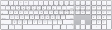 Apple magic keyboard with numeric keypad Apple Wireless USB-C Magic Keyboard with Numeric Keypad