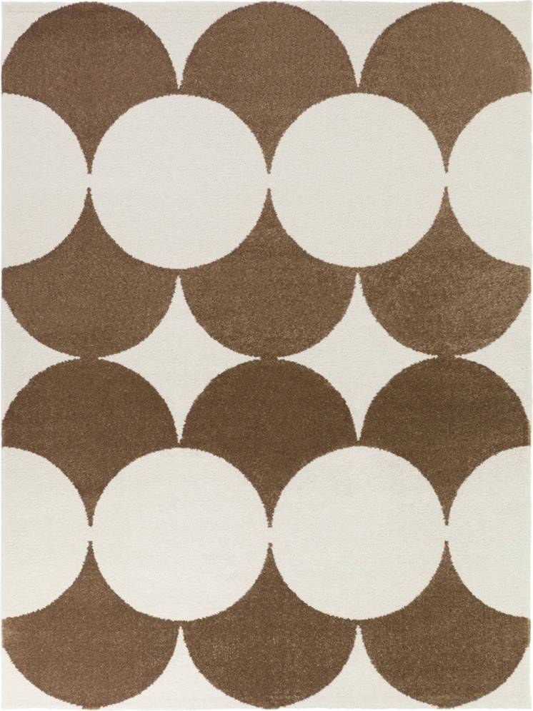 Balta Rugs 5'3" x 7' Leto Geometric Area Rug Gray Gray 63x"