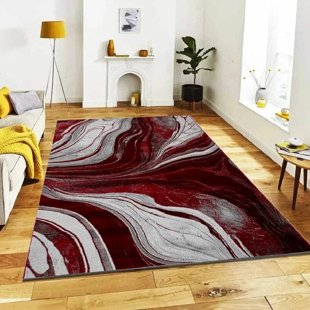 Metro Lane Gant Area Rug - Red
