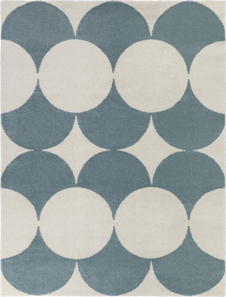 Balta Rugs 5'3" x 7' Leto Geometric Area Rug Blue