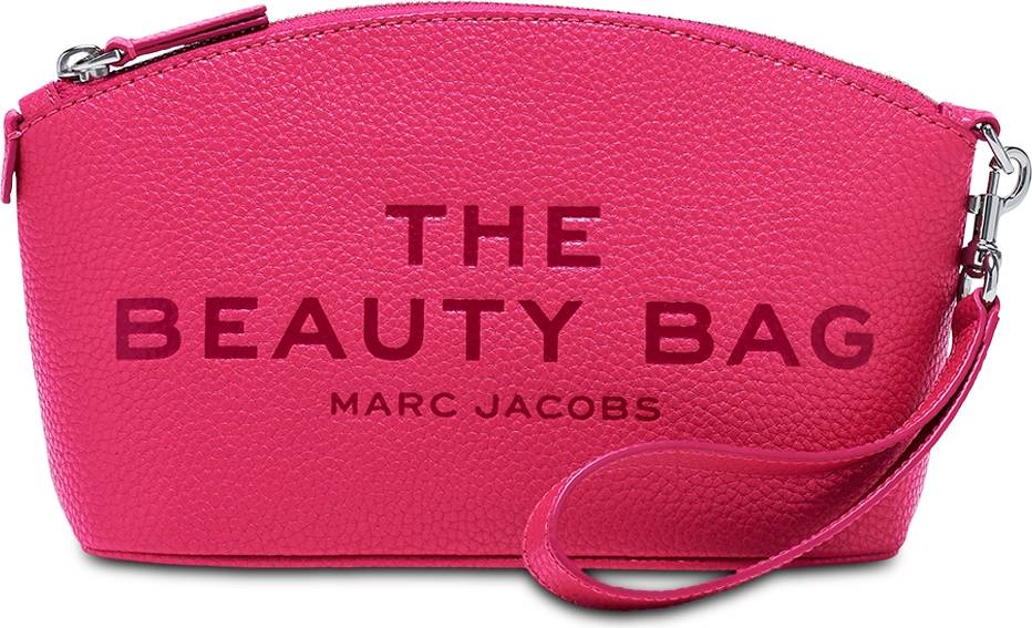 Marc Jacobs The Leather Beauty Bag - Raspberry