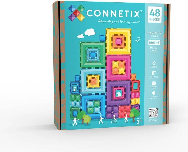 CONNETIX Magnetset 48 Delar Bright Portal