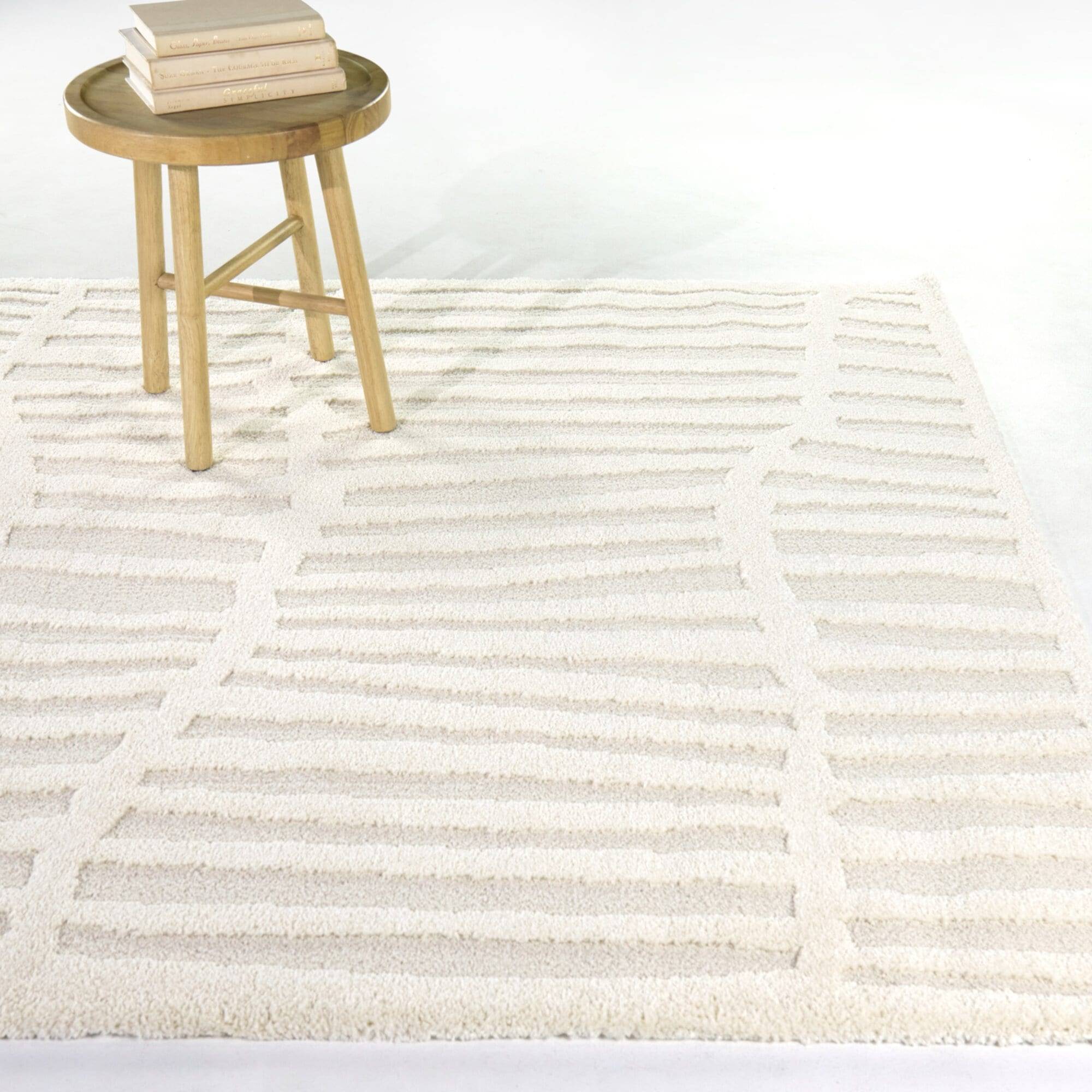 Balta Rugs Calliope Textured Carved Pattern Area Rug 5'3" x 7'
