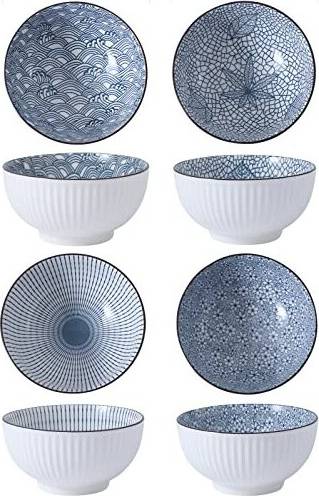 Porcelain Ceramic Rice Bowls 4.75 Inch Breakfast Bowl