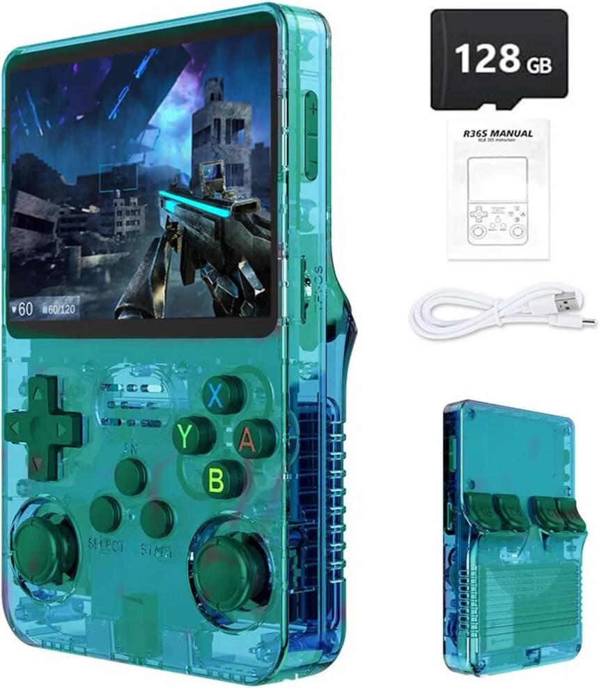 Five Leaf R36S Retro Handheld Game Console 3.5 IPS